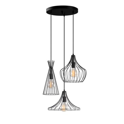 Mezopotamya - N-1300 Black Chandelier slika 5