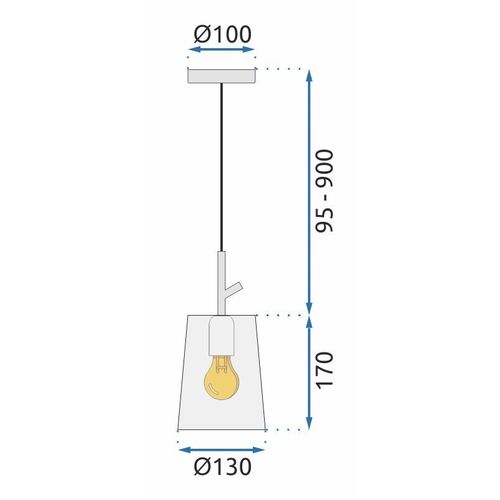 Lampa APP1034-1CP slika 6