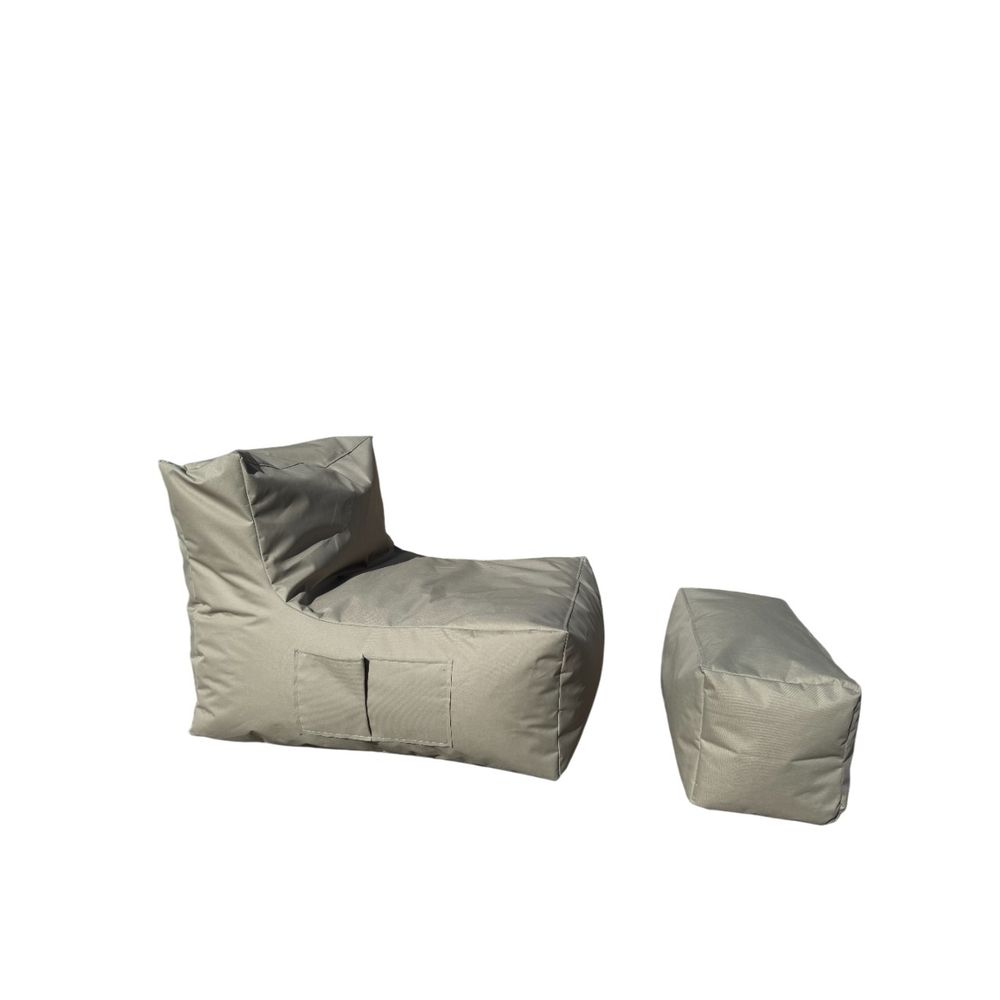 XXL Sedir - Bež Set Bean Bag-a (2 Komada) slika 2