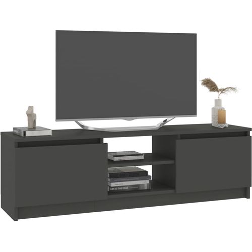 TV ormarić od iverice sivi 120 x 30 x 35,5 cm slika 46