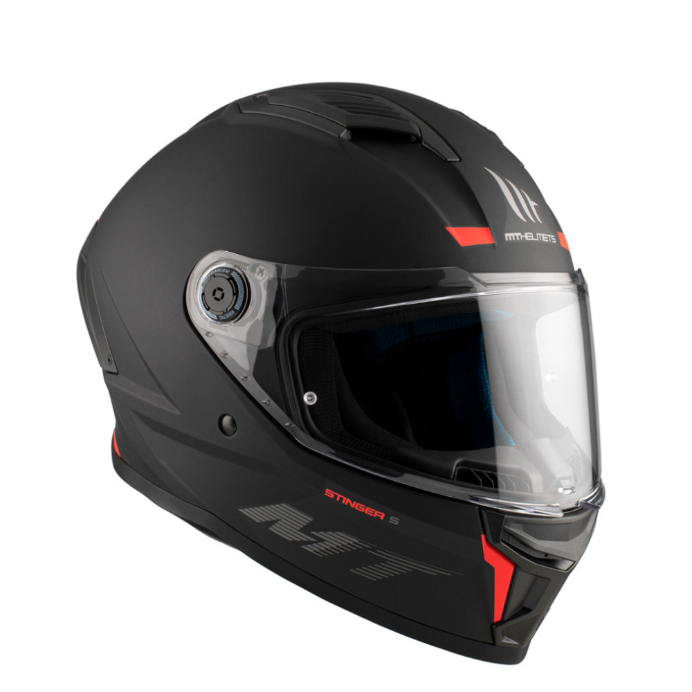MT Helmets Stinger 2 Solid A1 Matt Black slika 4