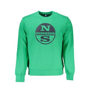 NORTH SAILS GREEN MEN'S ZIPLESS SWEATSHIRT