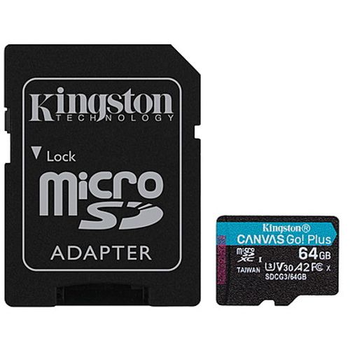 Kingston microSDXC, Select plus Go,R170/W70, 64GB slika 1