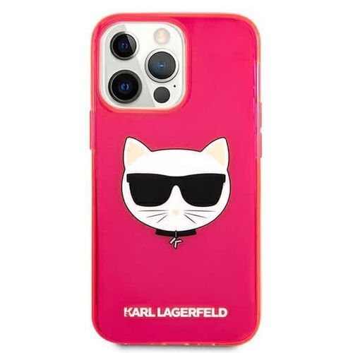 Karl Lagerfeld originalna maska za iPhone 13 Pro Glitter Choupette Fluo slika 3