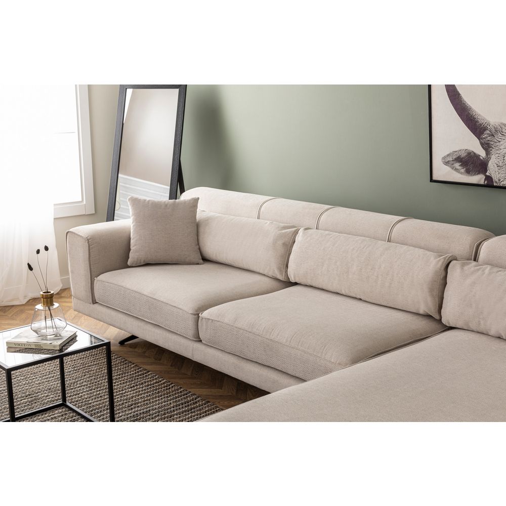 Jivago Corner Right (L2-Chl) - Bež Ugaona Sofa slika 4