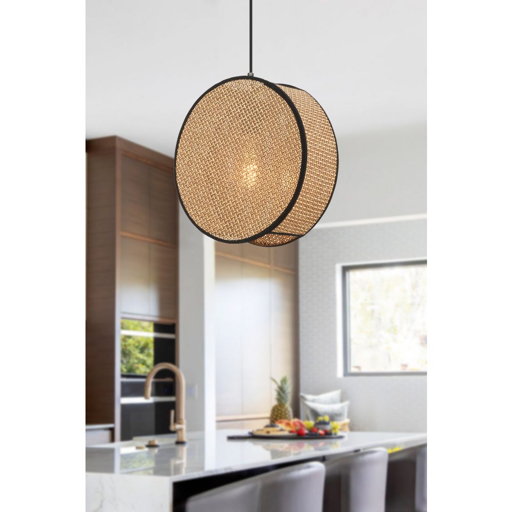 Velika Lampa - Bež, Crna Bež, Crni Luster slika 1
