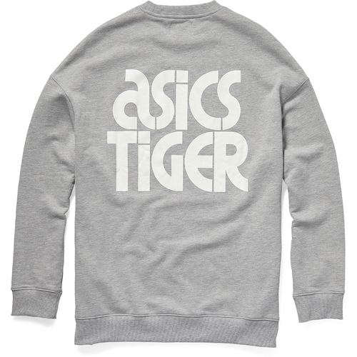 ASICS Muški duks Bl Sweat Crew sivi slika 12