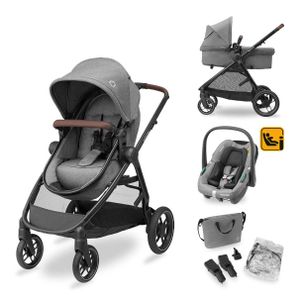 Maxi-Cosi kolica  3u1 Zelia S Trio + košara + autosjedalica - Grey