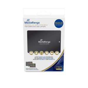 MediaRange 2,5“ SSD 960GB SATA, black , MR1004