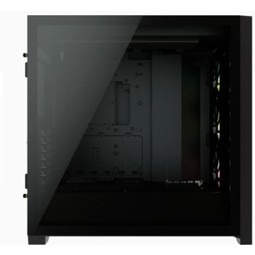 CORSAIR iCUE 5000X RGBTempered Glass MidTower ATX PC Smart Case Black slika 2