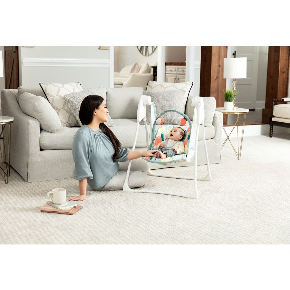 Graco električna njihaljka Baby Delight od rođenja do 9 kg - Sleepy Safari slika 5