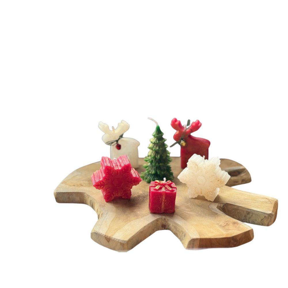 Candle set (6 pieces) Christmas Candle Set13, colour: multicolor slika 2