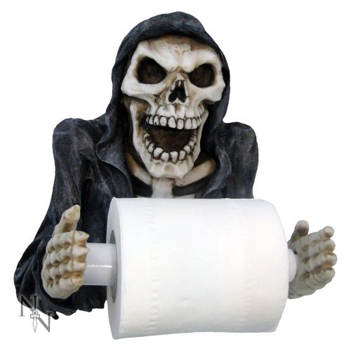 NEMESIS NOW REAPERS REVENGE TOILET ROLL HOLDER 26CM slika 1