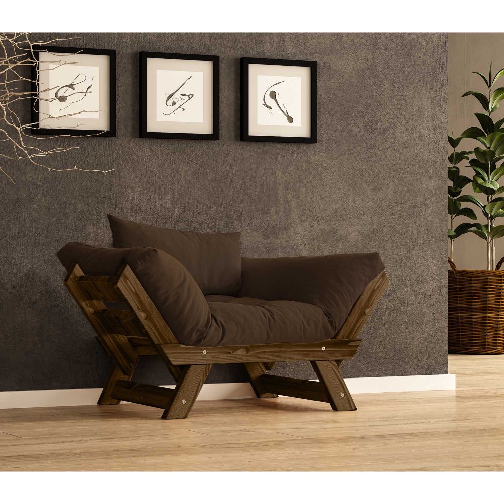 Sofa za vrt - Jednosjed, CPT8134-140, boja: orah smeđa slika 1