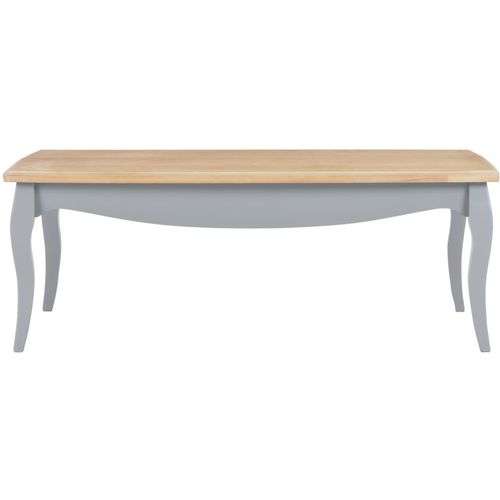 280002 Coffee Table Grey and Brown 110x60x40 cm Solid Pine Wood slika 30