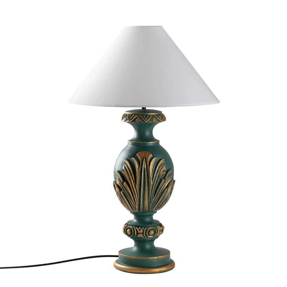 ELEGANZE-5315 Zelena i Bijela Stolna Lampa slika 4