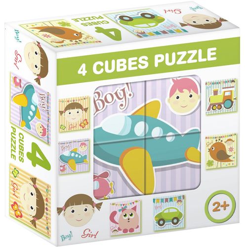Puzzle / Slagalice Set od 4 kocke, Sorto slika 4