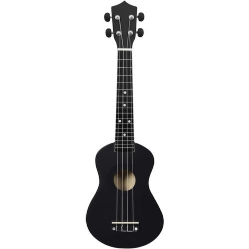 Set dječjeg ukulelea Soprano s torbom crni 23 " slika 6