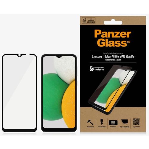 Panzerglass zaštitno staklo za Samsung Galaxy A03 core/A13 5G/A04s case firendly black slika 1