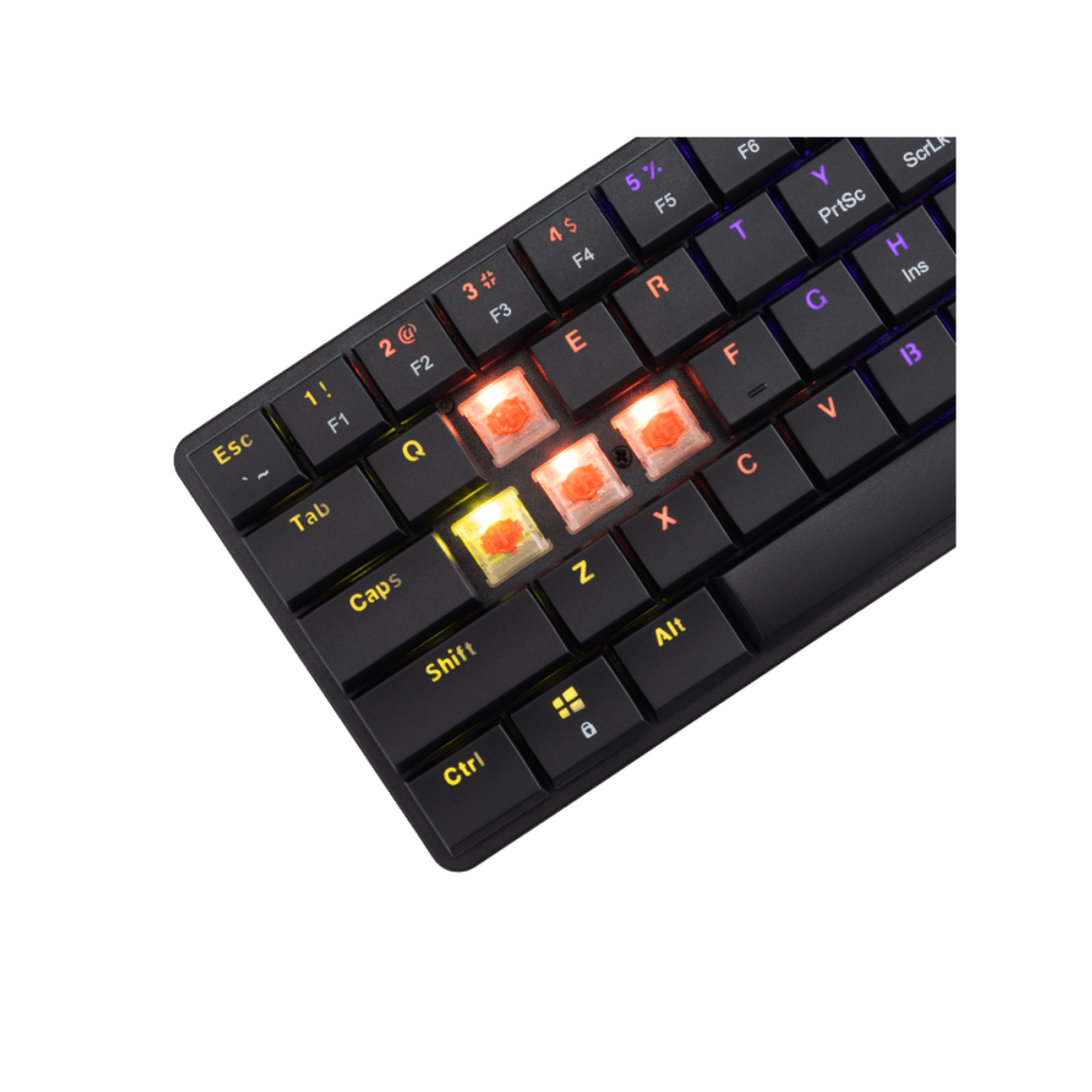 WHITE SHARK Mehanička tastatura GK-006111 NAGAMAKI / US, crveni prekidači slika 2