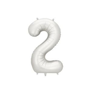 FB1S-2-018 Folijski balon 2 - 86 cm, Srebrni