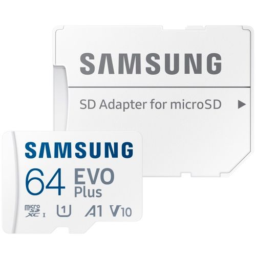 SAMSUNG EVO PLUS MicroSD Card 64GB class 10 + Adapter MB-MC64KA slika 1