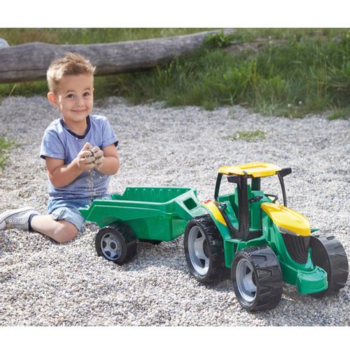 Lena igračka Maxi traktor sa lopatom i prikolicom slika 4