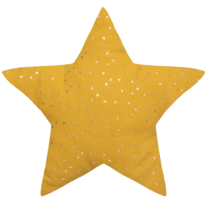 Atmosphera ukrasni jastuk star 3d 40x40 cm poliester/pamuk oker