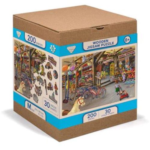 Wooden City Drvene puzzle - prodavnica igračaka M slika 4