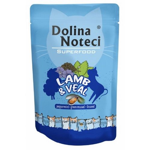 Dolina Noteci Superfood Cat Adult Jagnjetina i Teletina 85g slika 1