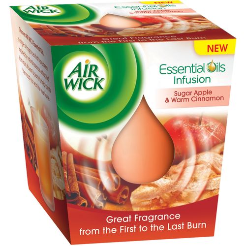 Air Wick essential oils mirisna svijeća  Sugar Apple & Warm Cinnamon slika 1