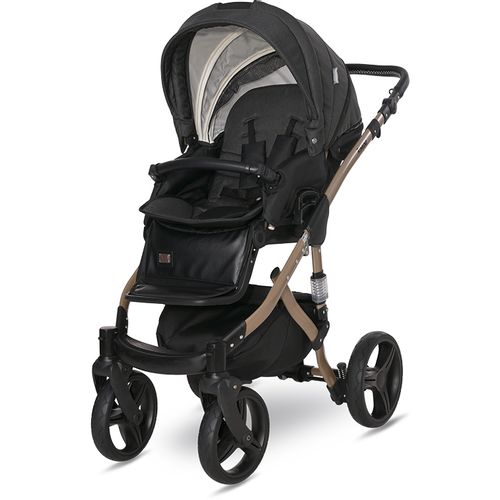 LORELLI RIMINI Dječja kolica 2u1 Premium Black (0mj+) slika 6