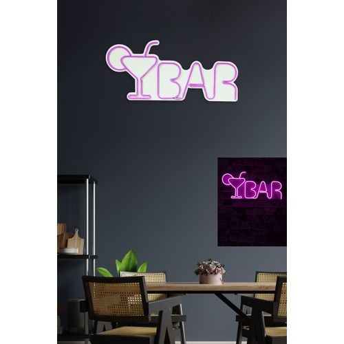 Bar - Pink Pink Decorative Plastic Led Lighting slika 4