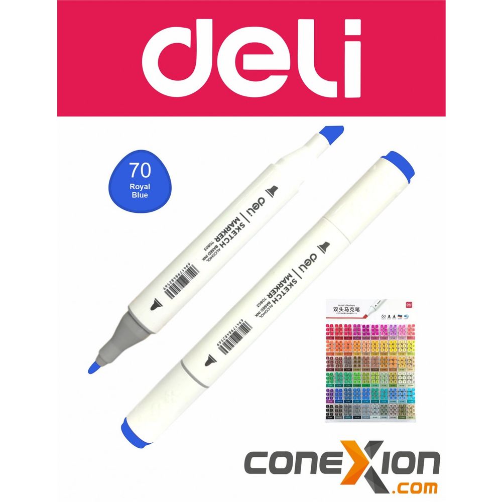 MARKER SKETCH DELI 70 KRALJEVSKO PLAVA 70803A-70 slika 1