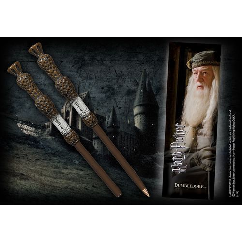 NOBLE COLLECTION - HARRY POTTER - WANDS - DUMBLEDORE WAND PEN AND BOOKMARK slika 1