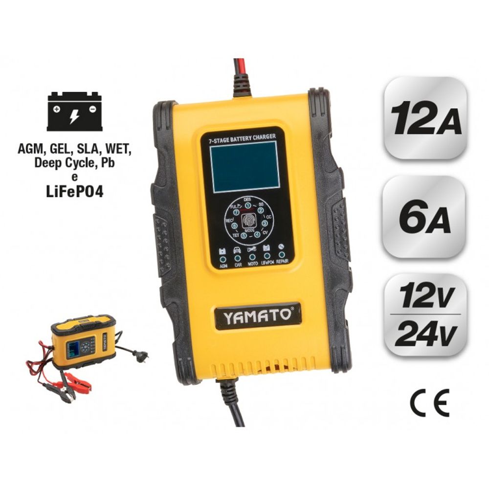 Punjač akumulatora Yamato 12V SMART L 2Y slika 1