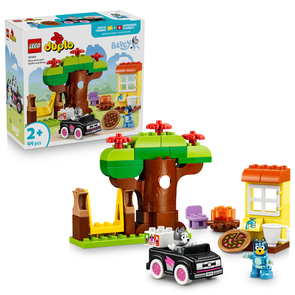 LEGO® DUPLO® 10469 Muffin, Bluey a razvoz pizze slika 1