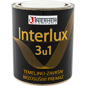 INTERLUX 3U1 Temeljno zavrsni brzosusivi premaz 750ml  