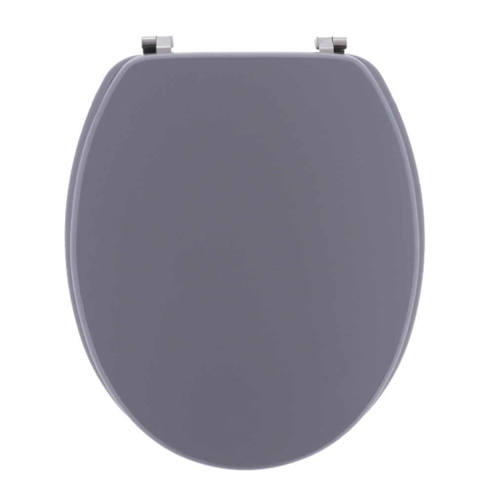 Tendance wc daska mdf sa inox okovima, siva slika 1