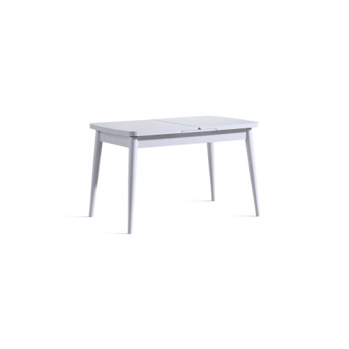 Milla - White White Extendable Dining Table slika 1