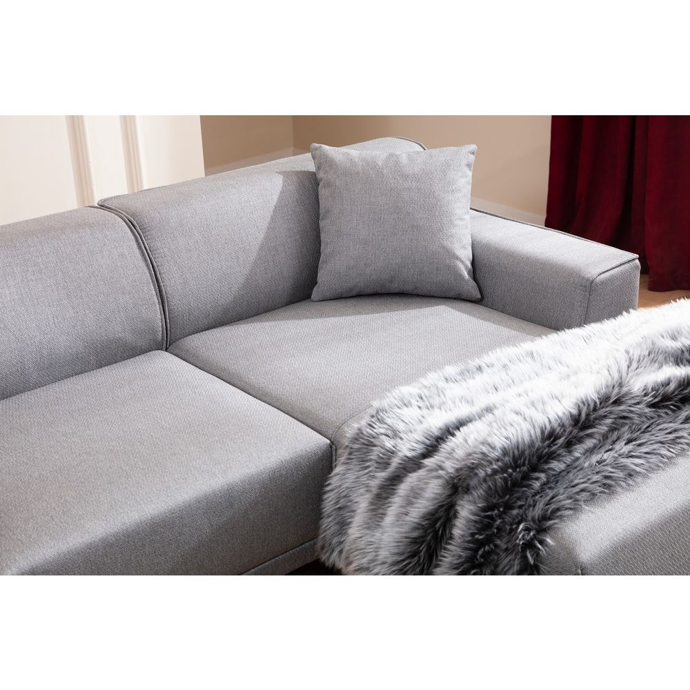 Petra R Kutna Sofa - Svijetlo Siva slika 4