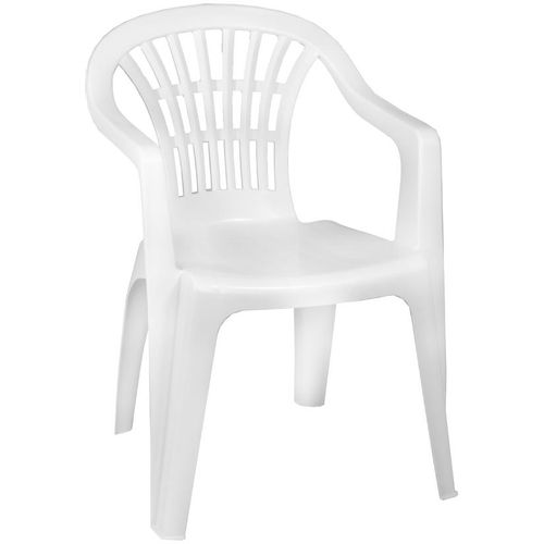 Ipae Lyra plasticna stolica bela  slika 1