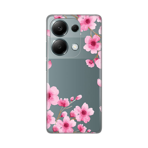 Torbica Silikonska Print Skin za Xiaomi Redmi Note 13 Pro 4G (EU) Rose Flowers slika 1