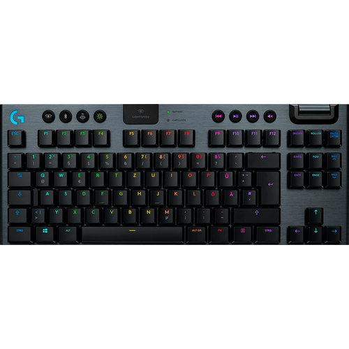 LOGITECH G915 TKL Tenkeyless LIGHTSPEED Wireless RGB Mechanical Gaming Keyboard - CARBON - Croatian layout - LINEAR SWITCH slika 4