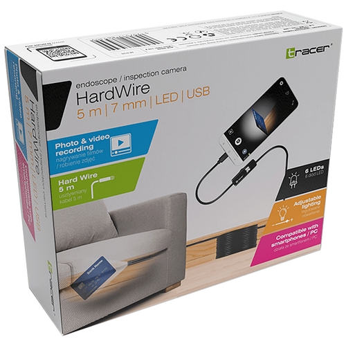 Tracer Kamera, endoskopska, USB, LED, vodootporna - HardWire USB slika 2