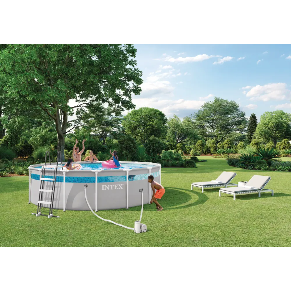 Intex montažni bazen Prism Frame Clearview 488x122cm - 26730ND slika 2