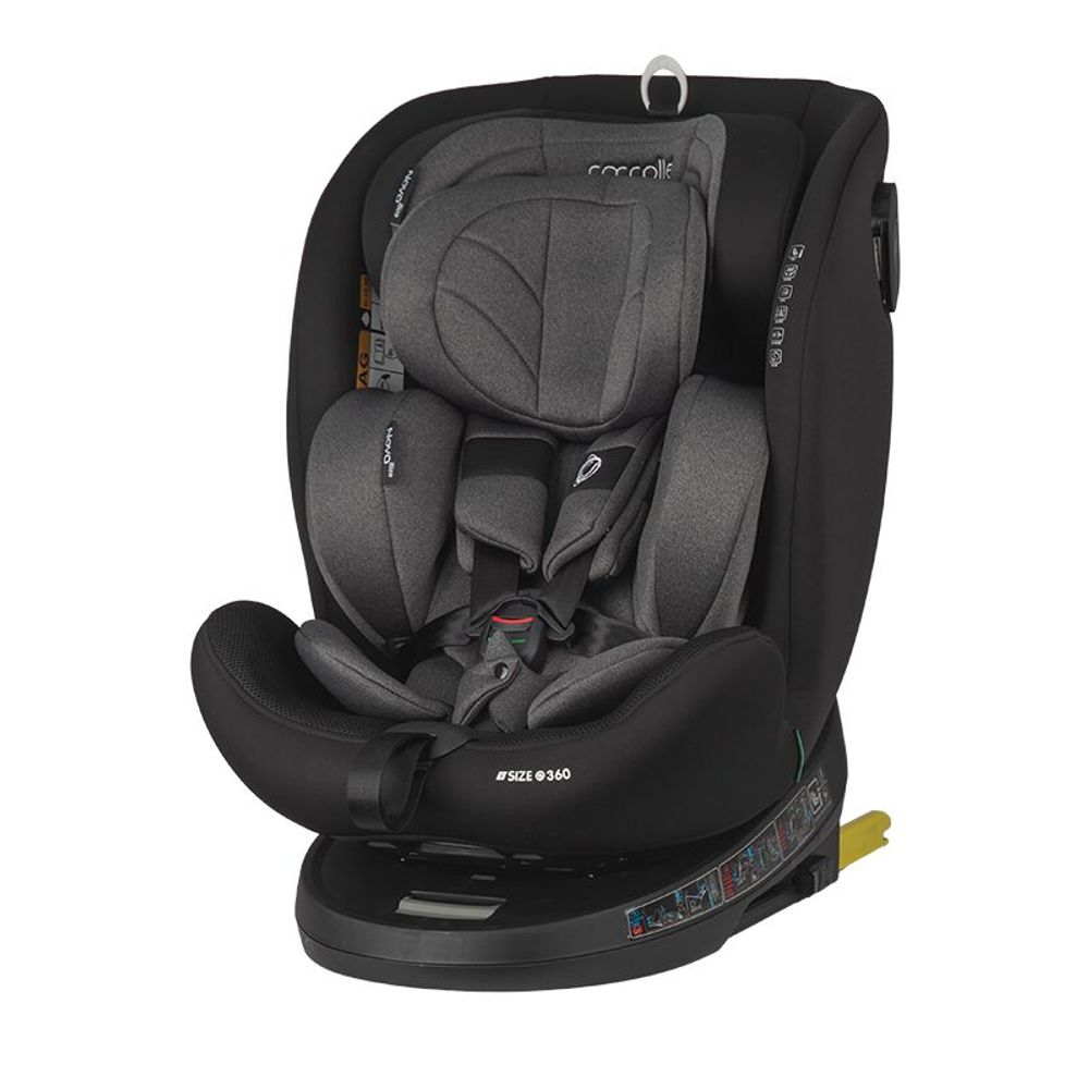 Coccolle® Autosjedalica Nova iSize 360° 40-150cm Isofix, Diamond Black slika 1