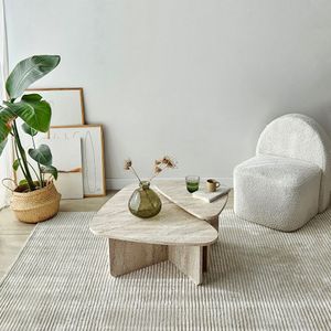 Kafa stol Ballare Set, boje travertina