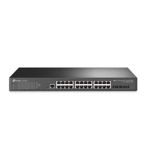 TP-Link 24-portni Gigabit JetStream L2 Upravljivi Switch 4 10G SFP slika 1