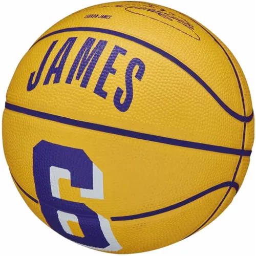 Wilson NBA Player Icon lebron James mini košarkaška lopta wz4007201xb slika 7